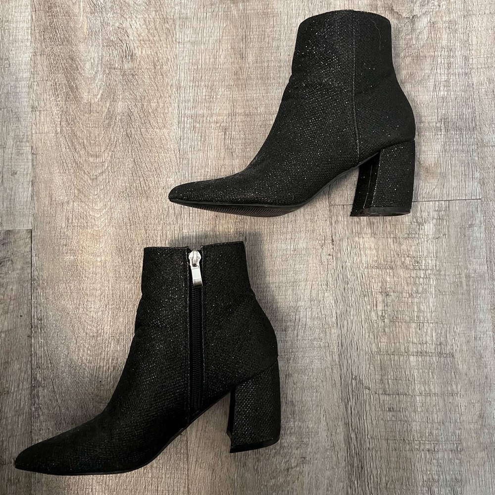 Sparkle Heel Boots Size 6